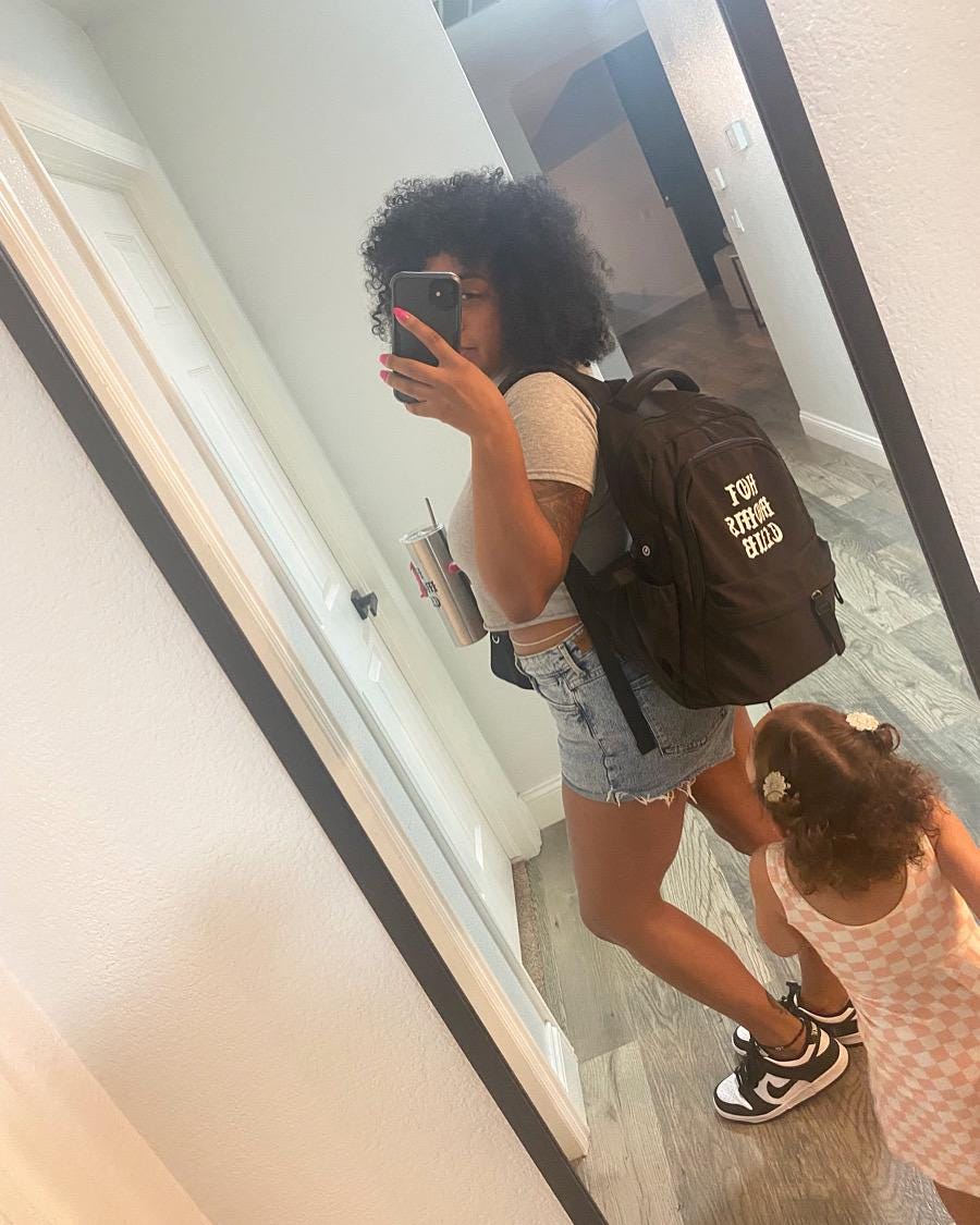 Hot Moms Club Backpack | Everyday Mom Bag | Gym, Travel & Diaper Backpack | Stylish Minimalist Backpack for Busy Moms